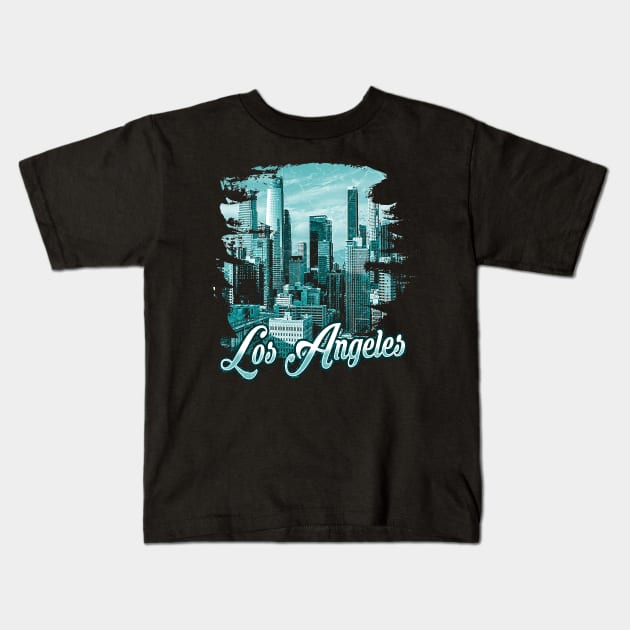 Los Angeles Kids T-Shirt by Mila46